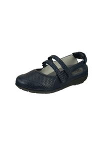 Natural Feet Damen Ballerina "Josi", Gr. 36, blau, Leder, casual, Schuhe, mit stoßhemmender Laufsohle