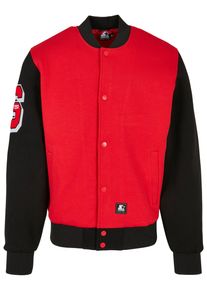 Herren Collegejacke "Starter Black Label Herren Starter 71 College Jacket", rot, casual, Gr. L, STARTER Black Label, mehrfarbig, 80% Baumwolle, 15%