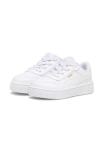 Puma Kinder Sneaker "Carina Street Sneakers Mädchen", Gr. 22, weiß, Obermaterial: Synthetik; Futter: Textil; Innensohle: Textil; Laufsohle: Gummi,