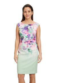 Vera Mont Damen Cocktailkleid "Vera Mont Cocktailkleid mit Blumenprint", bunt, feminin, Gr. 48, Obermaterial: 90% Polyester, 10% Elasthan. Futter:
