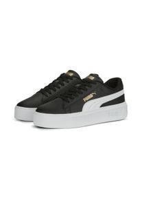 Puma Sneaker "Smash Platform v3 Sneakers Damen", Gr. 42, schwarz-weiß, Obermaterial: Synthetik, Leder; Futter: Textil; Laufsohle: Gummi, Schuhe