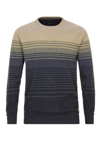 Casamoda Herren Strickpullover "Casamoda Pullover gestreift", blau, Gr. XXL, 80% Baumwolle, 20% Polyamid, Pullover