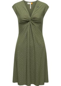 Ragwear Damen Wickelkleid "Comfrey", grün, sexy, Gr. M, Material: 48% Viskose, 47% Polyester, 5% Elasthan, Kleider, stylisches Sommerkleid mit tiefem