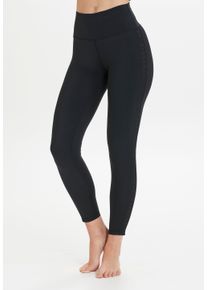 ENDURANCE ATHLECIA ATHLECIA Damen Trainingstights "Elinor", schwarz, sportlich, Gr. 38, unifarben, 70% Nylon, 30% Elasthan, Hosen, mit leichter Kompression