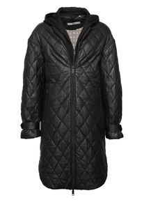 Maze Damen Langjacke "42021213", schwarz, Gr. XS, Obermaterial: 100% Lammleder / Futter: 100% Baumwolle / Ärmelfutter: 100% Polyester / Kapuze: 80%