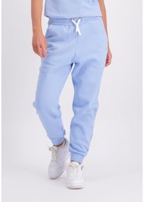 Herren Jogginghose "Alpha Industries Men - Jogger Unisex EMB Jogger", blau, Gr. XS, Alpha Industries, Obermaterial: 80% Baumwolle, 20% Polyester,