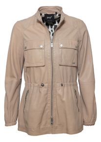 Maze Damen Outdoorjacke "42020133", beige, Gr. L, Obermaterial: 100% Lammleder / Innenfutter: 100% Polyester, Jacken