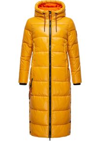 Navahoo Damen Steppmantel "Schmuseengel", gelb, modisch, Gr. XS, Obermaterial: 100% Nylon, Futter: 100% Polyester, Wattierung: 100% Polyester,
