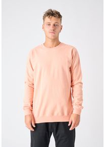 Cleptomanicx Herren Sweatshirt "Ligull", orange, casual, Gr. XL, meliert, 100% Baumwolle, Sweatshirts, mit kleiner Möwen-Stickerei