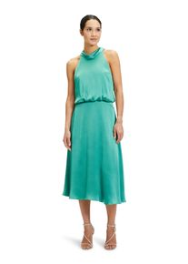 Vera Mont Damen Cocktailkleid "Vera Mont Cocktailkleid mit Stehkragen", grün, festlich, Gr. 44, Satin, Obermaterial: 98% Polyester, 2% Elasthan.