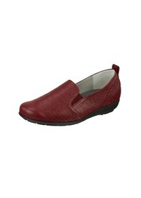 Natural Feet Damen Slipper "Clea", Gr. 40, rot, Leder, elegant, Schuhe, aus weichem Hirschleder