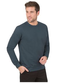 TRIGEMA Herren Sweatshirt "TRIGEMA Sweatshirt", grau, Basic, Gr. L, 70% Baumwolle, 30% Polyester, Sweatshirts