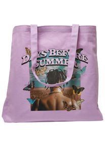 MisterTee Damen Umhängetasche "MisterTee Unisex Days Before Summer Oversize Canvas Tote Bag", lila, Baumwolle, unifarben, Taschen