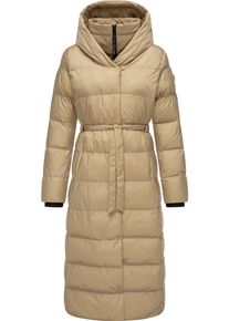 Ragwear Damen Steppmantel "Niara Long", grau, modisch, Gr. XXXL, Obermaterial: 100% Nylon, Innenfutter: 100% Polyester, Wattierung: 100% Polyester,
