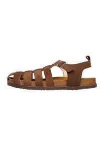 Henry Stevens Herren Sandale "Drew FSI Freizeitschuh", Gr. 43, braun, Leder, casual, Schuhe, Herren-Sandalen handgefertigt, Lederschuhe Slipper