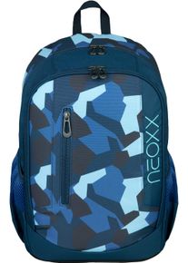 neoxx Kinder Schulrucksack "Flow, Camo Nation", grün, Polyester, Rucksäcke, teilweise aus recyceltem Material