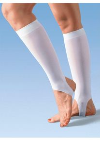 Damen Strümpfe, weiß, 75% Polyamid, 25% Elasthan, Socken