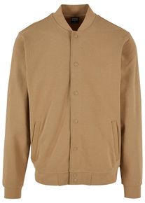 Urban Classics Herren Collegejacke "Urban Classics Herren Ultra Heavy Solid College Jacket", beige, casual, Gr. L, unifarben, 100% Baumwolle, Jacken