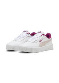 Puma Kinder Sneaker "Carina 2.0 Sneakers Mädchen", Gr. 35,5, weiß, Obermaterial: Synthetik, Textil, Kuhleder; Futter: Textil; Innensohle: Textil;
