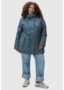 Ragwear Damen Wintermantel "Monadis Rainy II Intl.", grau, sportlich, Gr. XXL, Oberstoff: 100% Polyester, Futter: 100% Polyester, Wattierung: 100%