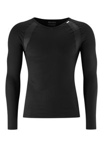 Gonso Herren Funktionsshirt "Base Shirt Longsleeve Therm M", schwarz, Gr. S, 100% Polyester, Shirts, Herren Unterhemd langarm, Radunterhemd