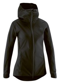 Gonso Damen Fahrradjacke "Save Jacket Trail W", schwarz, Gr. 34, 100% Polyester, Jacken, Damen Regenjacke wind- und wasserdicht, Radjacke mit Kapuze