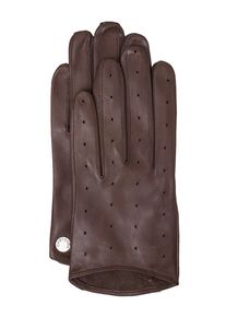 Gretchen Damen Lederhandschuhe "Summer Gloves", braun, elegant, Gr. 6,5, unifarben, 100% Leder, Handschuhe, mit praktischen Luftlöchern