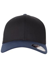 Flexfit Damen Flex Cap "Flexfit Unisex Flexfit Wooly Combed 2-Tone", blau, casual, Gr. S, 63% Polyester, 34% Baumwolle, 3% Elasthan, Caps