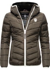 Navahoo Damen Steppjacke "Elva", grau, modisch, Gr. S, Oberstoff: 100% Polyester, Futter: 100% Polyester, Wattierung: 100% Polyester, Ärmelfutter: