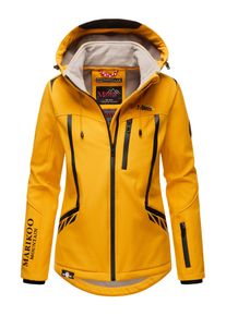 Marikoo Damen Softshelljacke "Mount-Cho-Oyu", gelb, Gr. M, Obermaterial: 95% Polyester, 5% Elasthan, Futter: 100% Polyester, Ärmelfutter: 100%