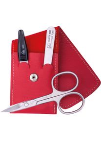 ERBE® ERBE Maniküre-Etui "ERBE Maniküre Set Taschen-Etui Serie "Travel", rot, 3-tlg.", B/H/T: 50mm x 100mm x 25mm 3 tlg., rot, B:50mm H:100mm T:25mm,