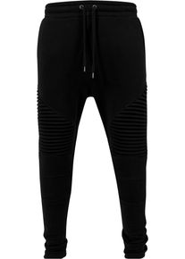 Urban Classics Herren Stoffhose "Urban Classics Herren Pleat Sweatpants", schwarz, Gr. M, unifarben, 70% Baumwolle, 30% Polyester, Hosen