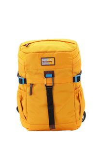 DISCOVERY Sportrucksack "Icon", gelb, Kunstfaser, unifarben, casual, Rucksäcke, Hergestellt aus dem rPet Polyester-Material
