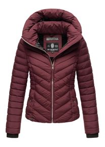 Marikoo Damen Steppjacke "Kagomee", rot, Gr. XS, 100% Polyester, Jacken, mit großer Kapuze