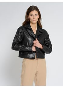 Maze Damen Lederjacke "42021293", schwarz, Gr. XL, Obermaterial: 100% Lammleder/ Futter: 100% Baumwolle / Ärmelfutter: 100% Polyester, Jacken