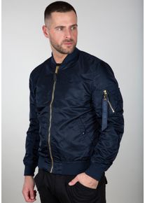 Herren Bomberjacke "Alpha Industries Men - Bomber Jackets MA-1 VF LW", blau, Gr. S, Alpha Industries, Obermaterial/Futter: 100% Nylon, Jacken