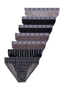 H.I.S. H.I.S Herren Slip, Gr. S, schwarz, Jersey, Obermaterial: 95% Baumwolle, 5% Elasthan, gestreift, Unterhosen, aus Baumwoll-Stretch
