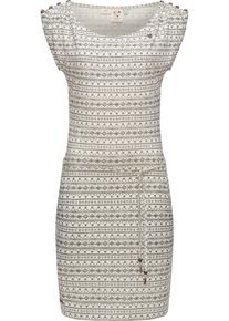Ragwear Damen Shirtkleid "Chego Organic", weiß, modisch, Gr. L, Obermaterial: 50% Baumwolle (bio), 50% Lyocell, Kleider, stylisches Sommerkleid mit