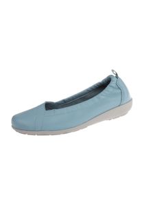 Natural Feet Damen Slipper "Polina", Gr. 35, blau, Leder, elegant, Schuhe, in tollem Design