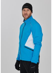 Endurance Herren Softshelljacke "Leander", blau, sportlich, Gr. XL, mehrfarbig, 100% Polyester, Jacken, mit wasser- und winddichter Eigenschaft