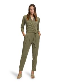 Betty Barclay Damen Overall "Betty Barclay Jumpsuit mit Eingrifftaschen", grün, feminin, Gr. 36, Jersey, Obermaterial: 94% Polyester, 6% Elasthan.,