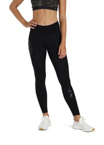 ENDURANCE ATHLECIA ATHLECIA Damen Lauftights "MERAUKE", schwarz, casual, Gr. 38, unifarben, 72% Polyamid, 28% Elasthan, Hosen, mit praktischer Handy-Seitentasche