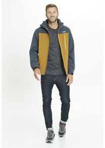 WEATHER REPORT Herren Outdoorjacke "DELTON W-PRO15000", grau, casual, Gr. M, bedruckt, mehrfarbig, 94% Polyester, 6% Elasthan, Jacken, mit