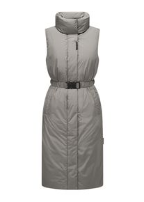 Navahoo Damen Longweste "Abendlied XIV", grau, modisch, Gr. XL, Obermaterial: 100% Polyester (recycelt), Innenfutter: 100% Polyester (recycelt),