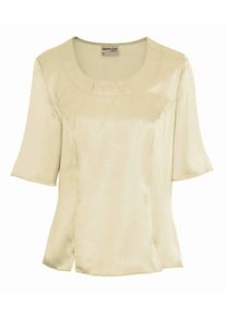 Damen Shirtbluse "HERMANN LANGE Collection Shirt Amelie", beige, Gr. 42, HERMANN LANGE Collection, 100% Polyester, Blusen
