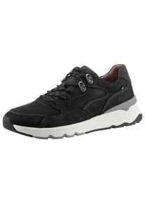 Herren Sneaker, Rieker EVOLUTION, Gr. 44, schwarz, Nubukleder, sportlich, Schuhe, Freizeitschuh, Outdoorschuh, Schnürschuh mit Soft-Einlage