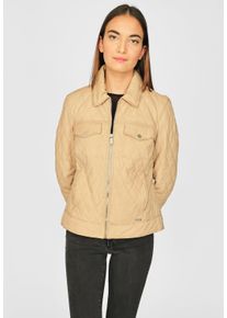 Maze Damen Lederjacke "4202120", beige, Gr. XL, Obermaterial: 100% Lammleder / Innenfutter: 100% Polyester, Jacken