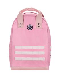 CABAIA Tagesrucksack "Old School M Recycled", rosa, Materialmix, modisch, Rucksäcke, Cityrucksack mit austauschbaren Vordertaschen