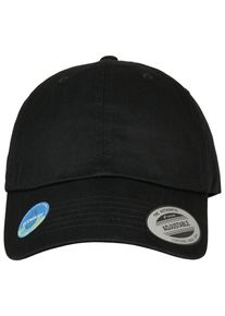 Flexfit Damen Flex Cap "Flexfit Unisex Ecowash Dad Cap", schwarz, casual, unifarben, 100% Baumwolle, Caps