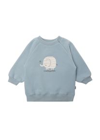 Liliput Herren Sweatshirt "Elefant", blau, Gr. 74, bedruckt, 80% Baumwolle, 20% Polyester, Sweatshirts, aus weichem Material mit Baumwolle